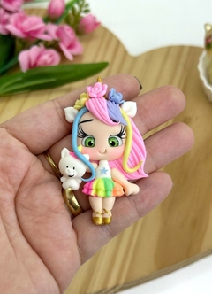 APLIQUE BISCUIT MENINA CARNAVAL - BSC317 - UNIDADE