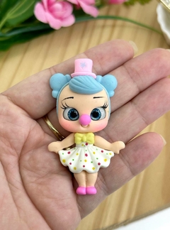 APLIQUE BISCUIT MENINA PALHACINHA - BSC331 - UNIDADE