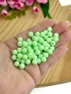 BOLA LEITOSA 8 MM - VERDE08 - 20 GRAMAS