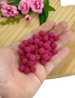 BOLA CRAQUELADA VERMELHO FALU 10MM - CRQ07 - 20 GRAMAS