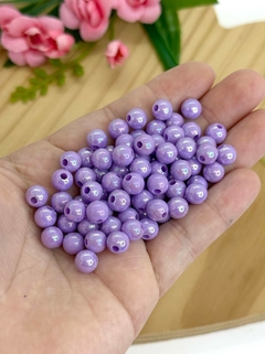 BOLA IRISADA ROXO 8 MM - IRI811 - 20 GRAMAS