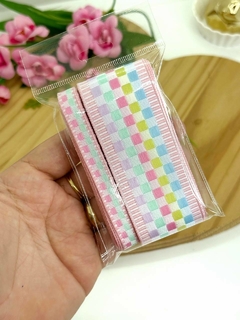KIT FITA XADREZ ROSA SINIMBU - FITA 164 - 4 METROS