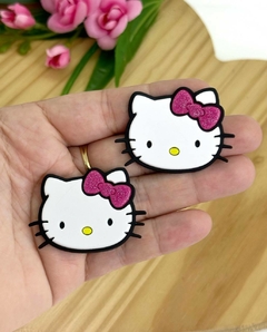 APLIQUE EMBORRACHADO HELLO KITTY - EMB331 - 2 UNIDADES