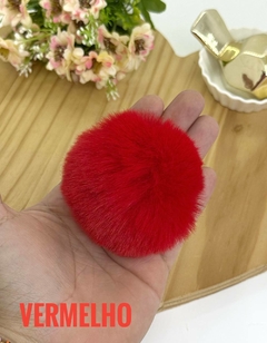POMPOM BOLA PELO ALTO - 80MM - UNIDADE