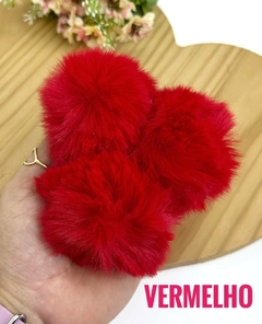 POMPOM BOLA PELO ALTO - 70 MM - UNIDADE