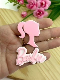 APLIQUE ACRÍLICO BARBIE ROSA - ACR111 - UNIDADE