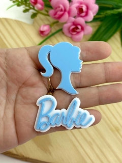 APLIQUE ACRÍLICO BARBIE AZUL - ACR111 - UNIDADE