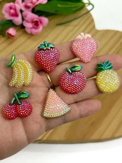 APLIQUE FRUTAS CRAQUELADAS - RSN23 - 2 UNIDADES