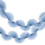 Guirlanda Leque Azul Jeans - comprar online