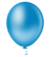 Balão Redondo Liso 9 Polegadas Azul Marinho