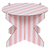 Boleira M Listras Rosa - comprar online