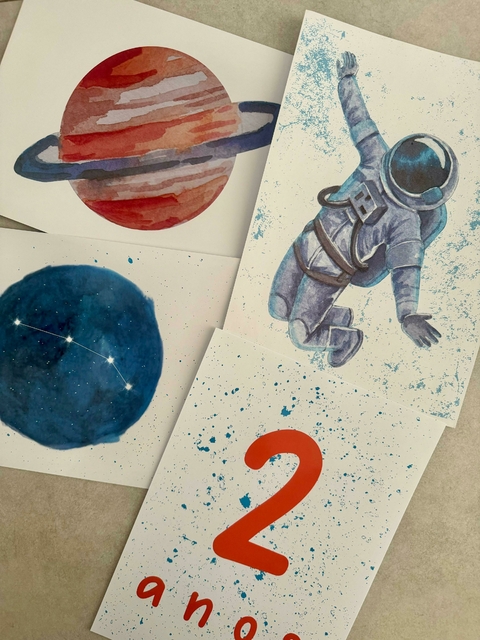 Quadrinhos Astronauta/Espaço - 4 unidades
