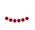 Guirlanda Mini Globos Vermelho