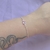 Pulseira Cristal Rosa Regulável - comprar online