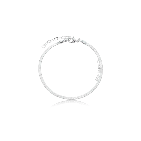Pulseira Laminada | Banhado a Prata - comprar online