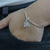 Berloque Inicial Cravejada - Bastet Pratas - Semijoias e Pulseira para Berloques