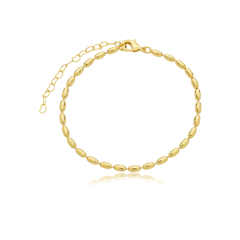Pulseira Gomos | Banhada a Ouro - comprar online