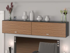 4023 - Repisa Flotante 1.50 Biblioteca Modular Moderno Living