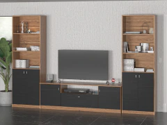 4028 - 2013 - 2013 - Rack de Tv 1.50 + 2 Bibliotecas - tienda online