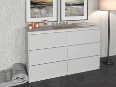 3012 - Comoda 1.20 m - 6 cajones - Muebles PSH