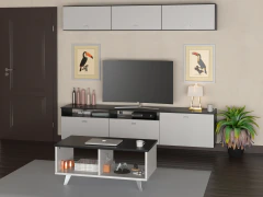 4020 4024 4025 FL - Mesa Tv Rack Flotante + Repisa Flotante + Mesa Ratona Living - comprar online