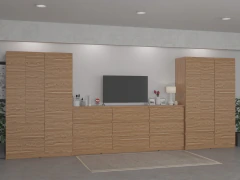 3015 - 5003 - 5003 - Combo 2 Placares + Comoda 1.80 9 Cajones Ropero Cajonera