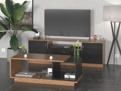 4028 - 4036 - Combo Rack Tv. 1.50 + Mesa Ratona - Muebles PSH