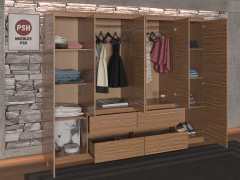 MOD. 5004 - PLACARD 180 CM. X 180 CM. - tienda online