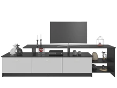 4030 - Mesa Tv 1.80 Mueble Rack Moderno Melamina Modular - Muebles PSH