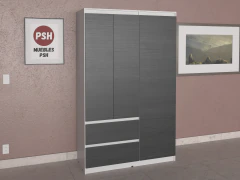 3013 - 5003 - 5003 - Combo 2 Placares + Comoda 1.50 Cajonera Ropero Moderno en internet