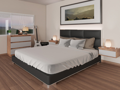 DOR000007 - COMBO 2 MESAS DE LUZ FLOTANTE + 1 COMODA 90 CM - 3002x2 3004 - comprar online