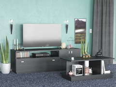 LIV000057 - COMBO RACK TV 1.50 + MESA RATONA - 4011 4015