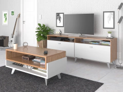 LIV000127 - COMBO RACK 1.50 M CON PATAS + MESA RATONA - 4018 flotante 4026 - comprar online