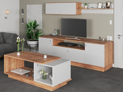 LIV000012 - COMBO RACK DE TV 1.50 + REPISA FLOTANTE + MESA RATONA - 4004 + 4007 + 4008 - comprar online