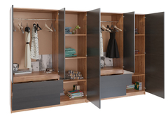 Imagen de PLA000016 - PLACARD DOBLE 2 METROS CAJONERAS IZQUIERDAS - 5001 x2