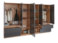 Imagen de PLA000013 - PLACARD DOBLE 2 METROS CAJONERAS EXTERIORES - 5001 x2