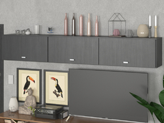 Imagen de LIV000071 - COMBO RACK TV 1.80 + REPISA FLOTANTE - 4012 4024