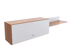 MOD. 4007 - REPISA FLOTANTE 1.50 M CON 1 PUERTA Y 1 ESTANTE - Muebles PSH