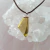 Colar de Green Gold com Fecho de Prata - Natupyar Cristais e Artes