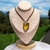 Colar de Green Gold com Fecho de Prata - Natupyar Cristais e Artes