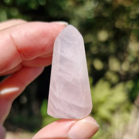 Ponta de Quartzo Rosa 11 g - comprar online