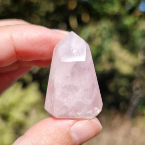 Ponta de Quartzo Rosa 13 g - comprar online