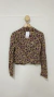 BLAZER NUDE FLORIDO - TAM P - comprar online