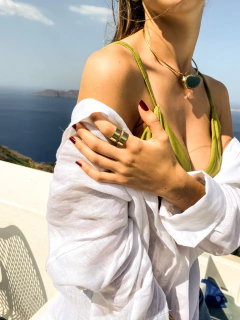 GARGANTILLA GEORGIA VERDE - comprar online