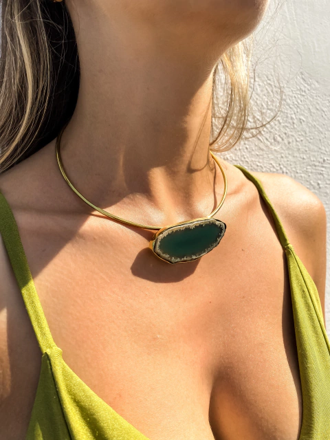 GARGANTILLA GEORGIA VERDE