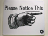 Mousepad Please Notice This