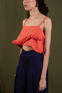 Cropped Cacho Rosa