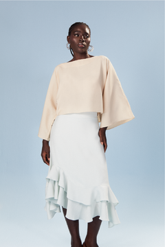Blusa Balão Creme