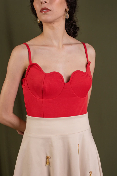 Body Timbaúba Vermelho - comprar online