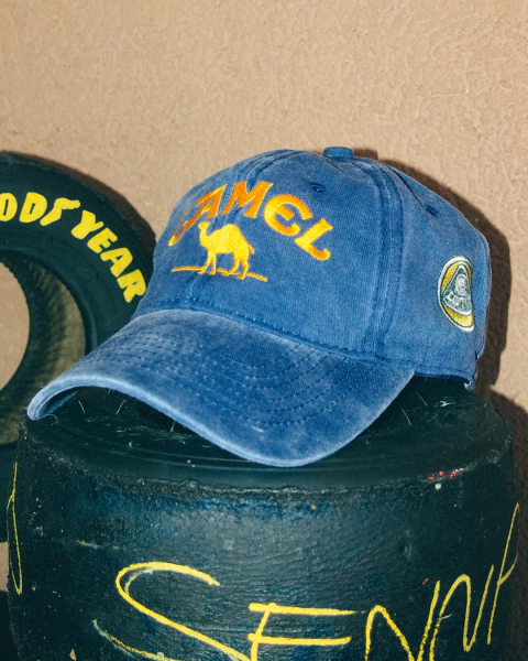 GORRA CAMEL LOTUS AZUL